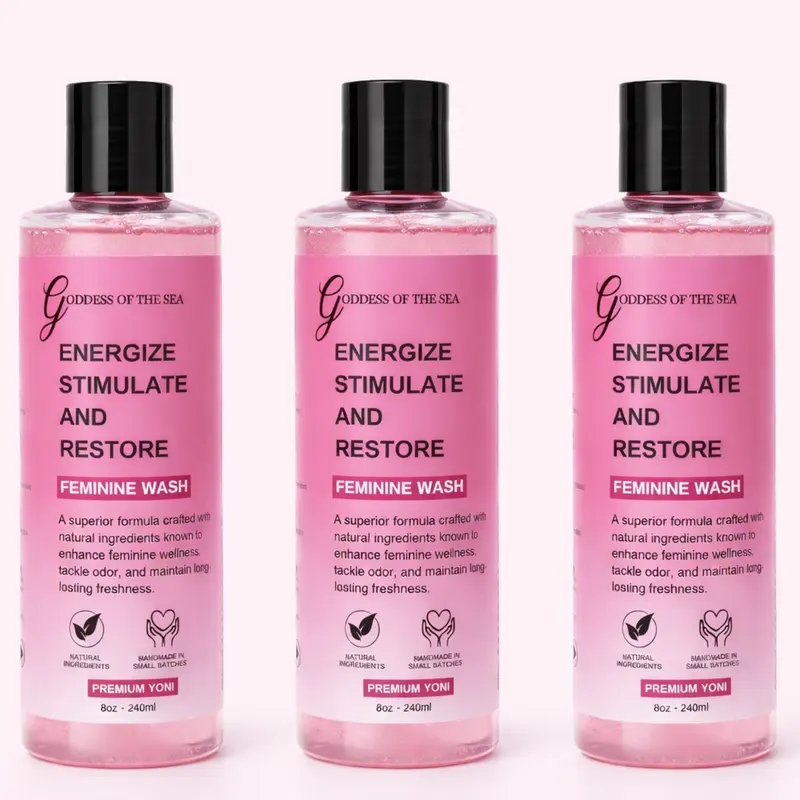 3 Wash Bundle - Premium Yoni Feminine Wash | Maximum Odor Protection, pH Balance & Freshness |