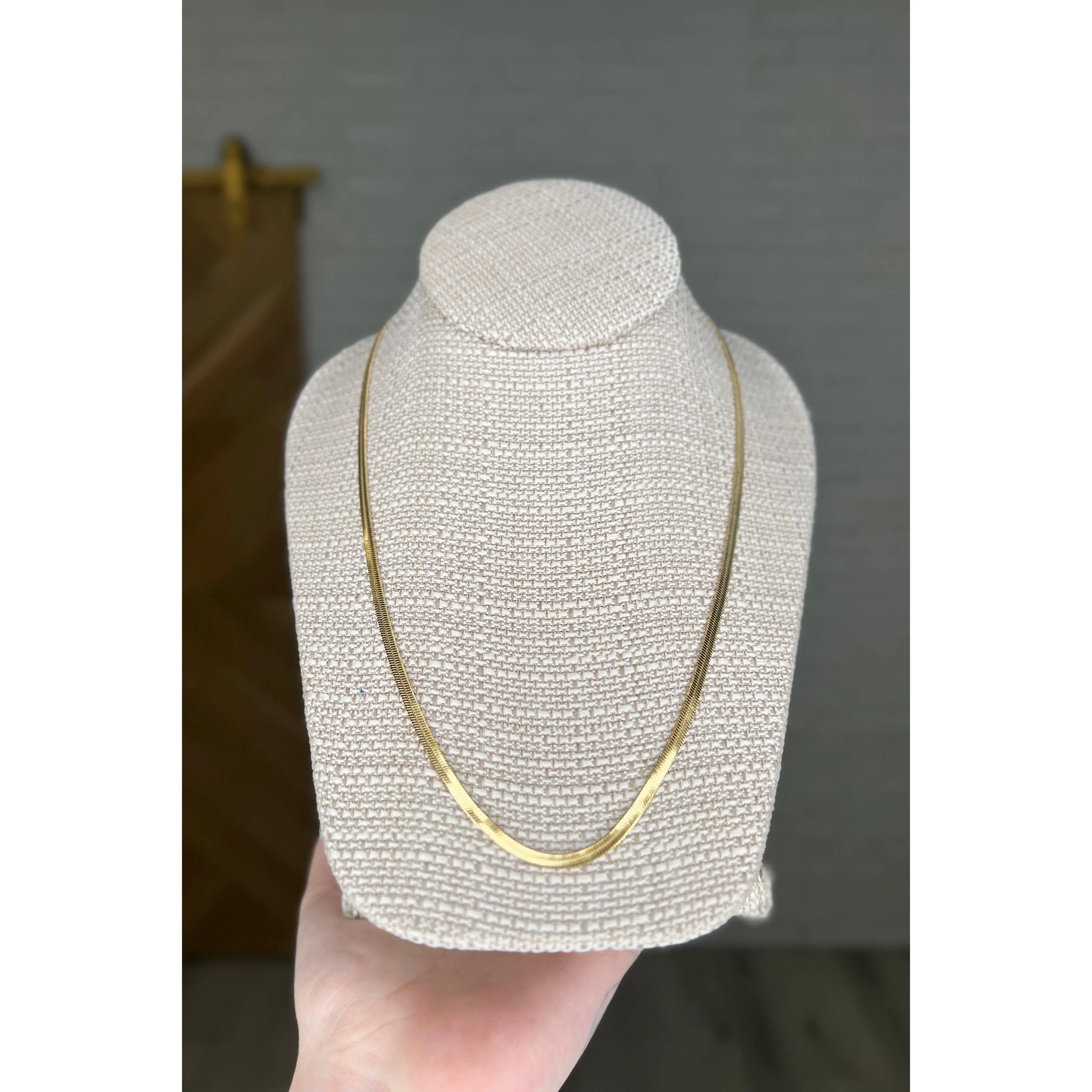 Sheer Perfection Snake Chain Necklace