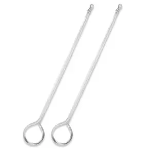 1/2" Heavy Duty Smooth Handicap Drapery Baton with Clear Adapter - 2 PC