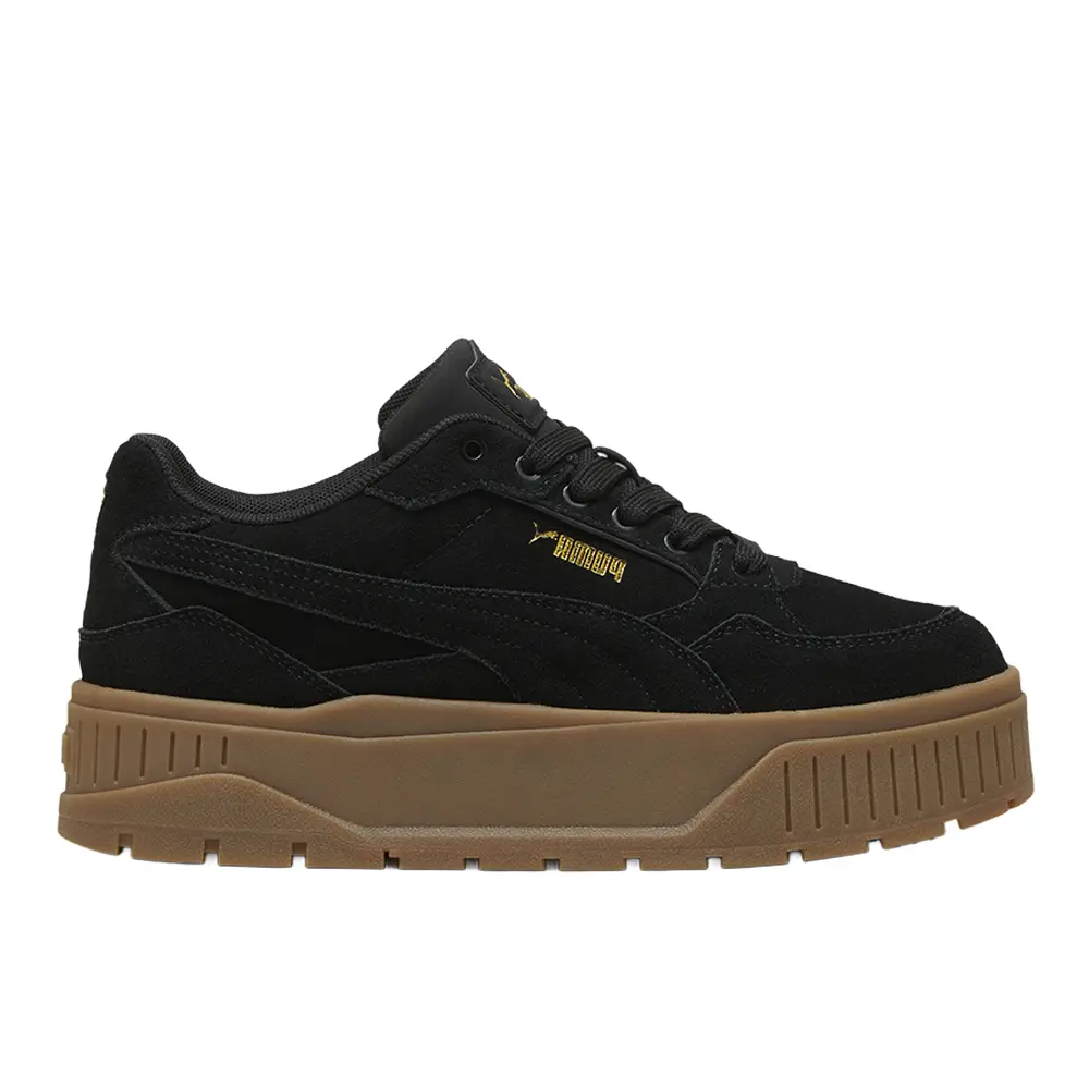 PUMA Womens Karmen Ii Idol Suede Lace Up Sneakers Shoes Casual - Black PUMA Womens Karmen Ii Idol Suede Lace Up Sneakers Shoes Casual - Black