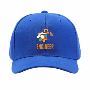Colorful gears for engineer - themed items Hip-hop Hat Outdoor Adjustable Casual Hat Truck driver baseball cap