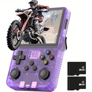 15000+ Retrol Games Mini Portable Retro Handheld Games Console, 15K+Classic Games R36s Video Game Player Gamingconsole Linux System 32+64GB TF Card 3.5-inch IPS Screen Protection Nostalgic Video Games Kids Gift Birthday Valentine's Day Gifts