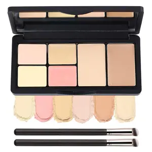6 In 1 Contouring Foundation Concealer Palette Conceals