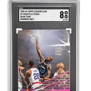 SGC 8 1993 Shaquille O'Neal Members Only Beam Team! Rare Collectible Card for Shaq Fans