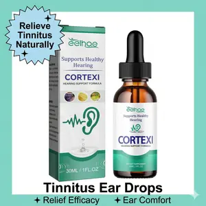 EELHOE Ear Drops for Earwax Removal & Ear Care – Gentle Ear Cleaning Formula for Tinnitus Relief, Itchiness, Pressure & Ear Discomfort, Daily Ear Hygiene Support