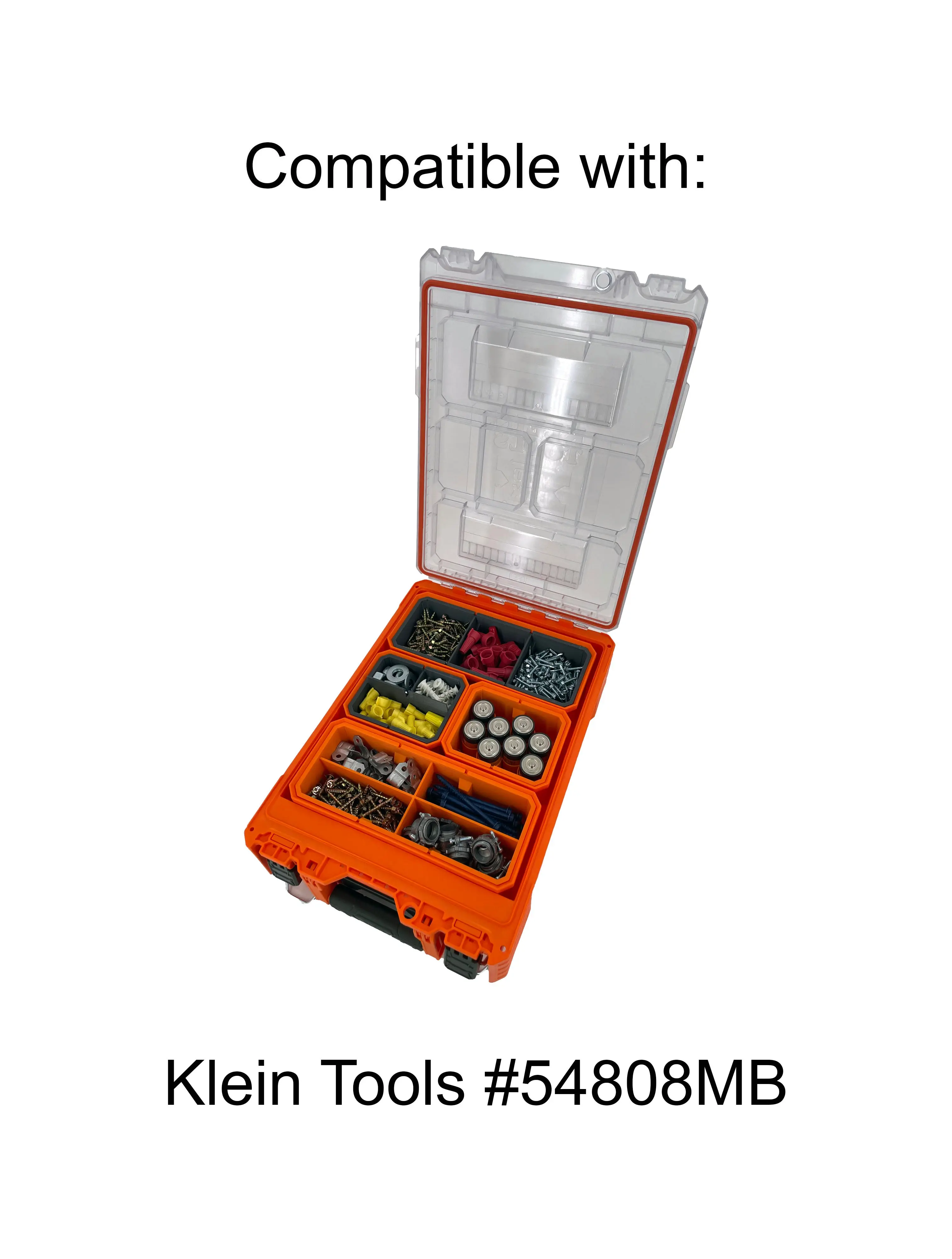 Klein Tools MODbox Tall Component Box, Half Width Organizer Compatible ...