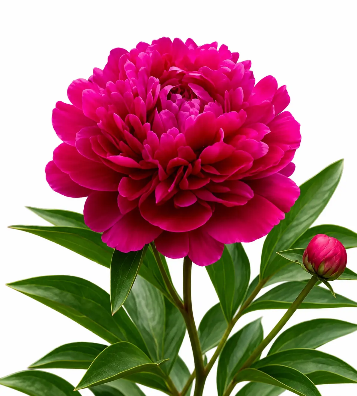 Karl Rosenfield Peony Bare Roots – Classic Double Magenta-Red Peony Flowers – Hardy Long-Lived Perennial for Gardens & Cut Flower Bouquets