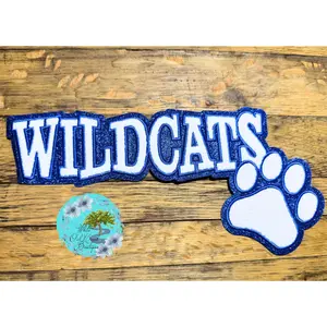 YOUTH Wildcats Chenille 10” Iron-On Patch