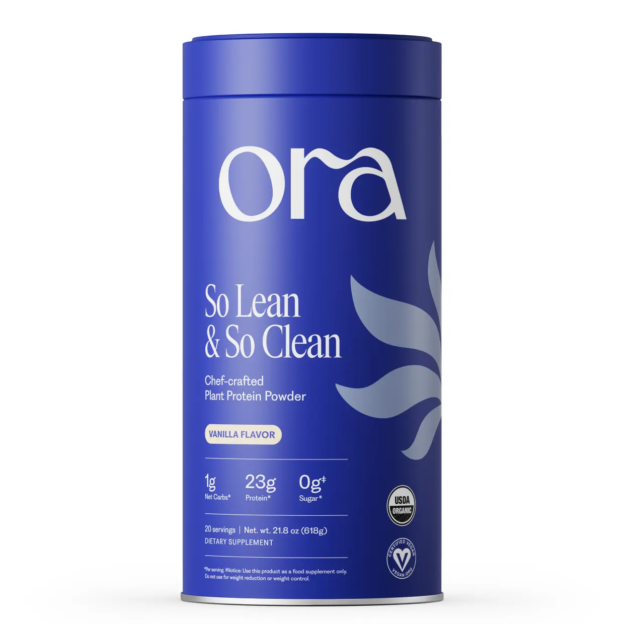 Ora So Lean & So Clean, Chef-Crafted Plant Protein | 23g Protein, Organic, Third-party Tested, Stevia-Free, No Gums or Fillers Ora So Lean & So Clean, Chef-Crafted Plant Protein | 23g Protein, Organic, Third-party Tested, Stevia-Free, No Gums or Fillers