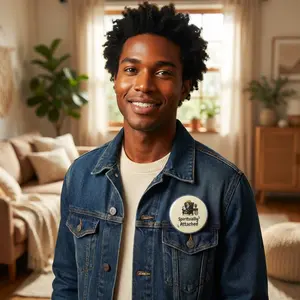 Spiritually Attached Pin Buttons — Spiritual Faith-Enamel Button Pins