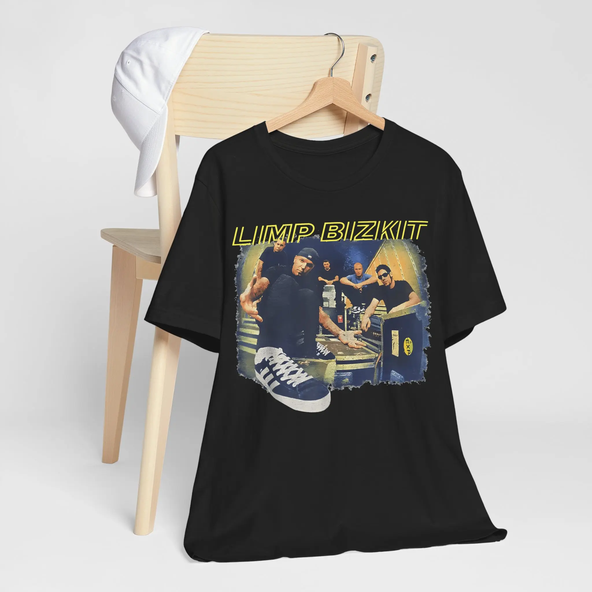 Vintage Limps Bizkits Art Music Legend 80s Limited Design Unisex Jersey Short Sleeve Tee, Limp Bizkit American Rap Band Jacksonville