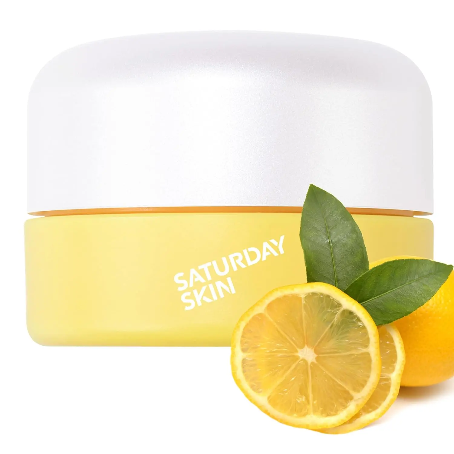[Saturday Skin Korea Official Shop]Yuzu Eye Balm Vitamin C Wide lluminating Under Tight Eye Cream Korean Niacinamide Caffeine for Wrinkles Puffy Eyes Dark Circles Moisturizing Hydrates Anti Aging for Women (15ml)