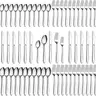 Sturdy Adult Stainless Steel Silverware Set - 30/60-Piece Rust-Resist Cutlery (6/12 Place Tableware Sets), Includes Salad/Dessert Forks, Knives, Teaspoons, Mirror Polished, Dishwasher Safe, Home Kitchen Utensils Essentials
