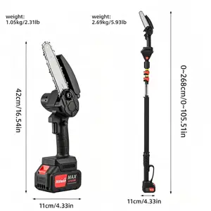 Mini Cordless  Set Electric Chainsaw - Handheld Wood Cutting Saw, the best gift for husband, father, gardener, Christmas present, the best choice for mom and dad, garden and home tool, saw for trimming wood and trees