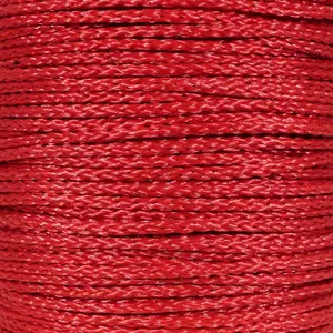Hollow Braid Polypropylene Rope (1/4 Inch, Feet, Black) - Barrier Rope - Trail Marking, Crowd, Courses