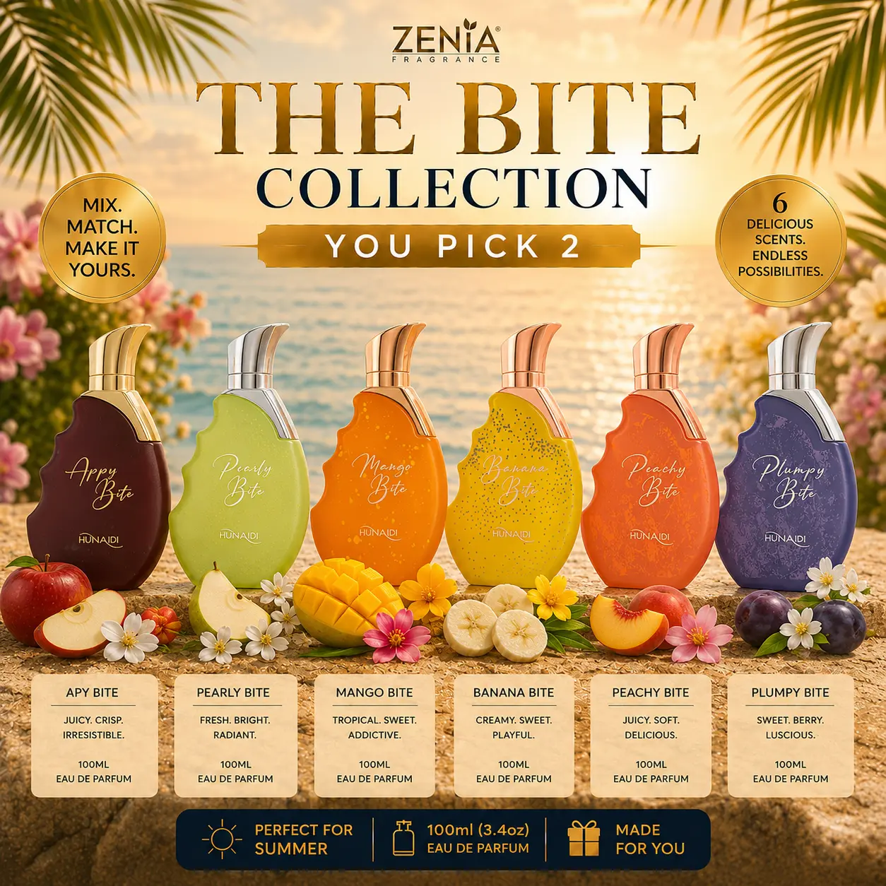 Build Your Own Bundle - Choose Two - Bite Collection 3.4oz Extrait De Parfum Spray by Shaikh Saeed