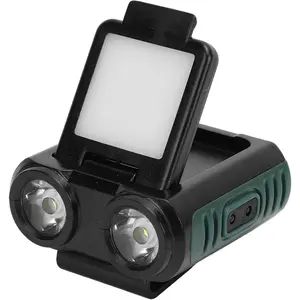 LED Small Flashlight ,Clip On Cap Light Portable USB Rechargeable Pocket Lights With 5 Modes Compact Baseball Cap Flashlight Indoor Outdoor For Walking Running Camping