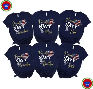 Proud U.S. Navy Family T-shirts, Proud Navy Family Shirt, Boot Camp Shirt, Navy Graduation Shirt, Military Shirt,Proud Navy Mom, Fashion Cotton, Full Colors, Full Sizes, For Men, For Women