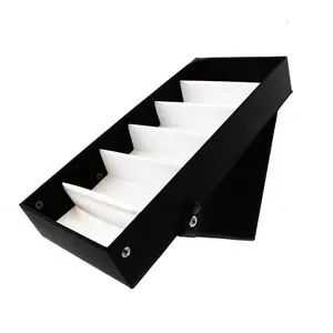 Sunglasses Display Organizer - 6pc & 12pc - Black & White Design for Room or Store Display - Ideal for Sunglasses Display