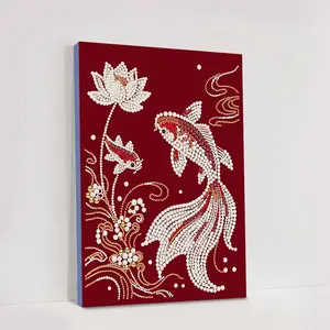 Romantic Bottom Pearl Fish Diamond Painting, 30x40cm DIY Craft Kit, Perfect Valentine's Day Gift, Handmade Art Supplies, Handmade Gifts