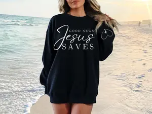 Christian Sweatshirt Women Religious Sweatshirts Women's Faith Scripture Sweatshirt for Women's Religious Gift Catholic Sweatshirt for Women