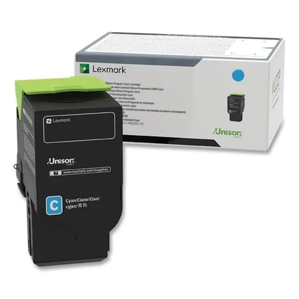 Genuine Lexmark LEX24B7154 BSD XC2235 Cyan Laser Printer Toner Cartridge - 6000 Page-Yield, Long-Life Print System, Minimizes Extraneous Waste, Prints Cyan