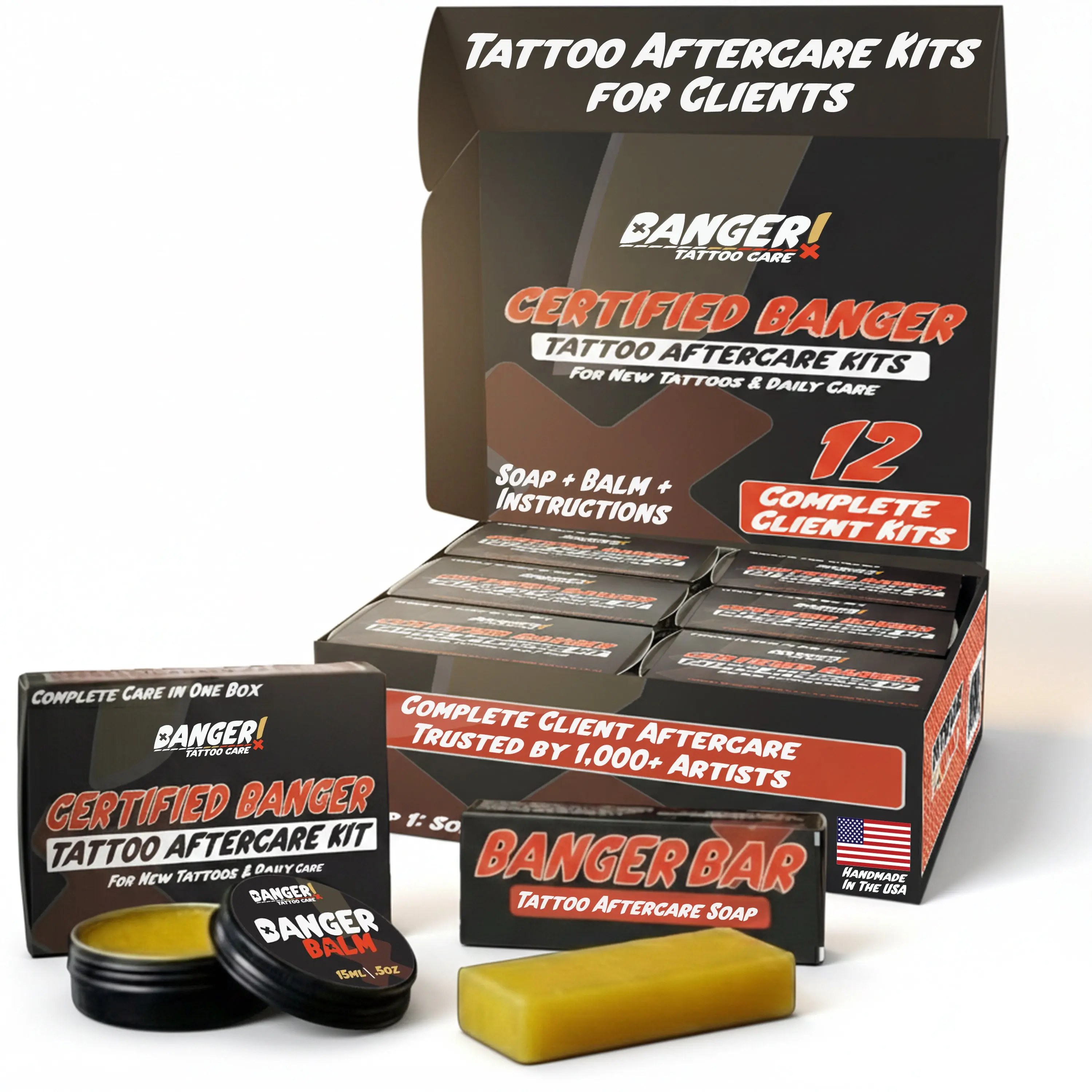 Certified Banger Tattoo Aftercare Kit - 12 Pack