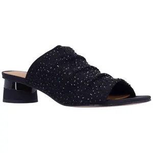 J. Renee' Rhinestones Sandal - Banan Mesh