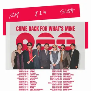 Arirang Came Back For Whats Mine World Tour Wall Flag Tapestry: Kpop Tour Wall Banner Merch & Gift 2026