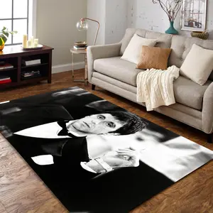 Tony Montana Rug, 359 Scarface Carpet, Legend Movie Rug, Nostalgic Rug Modern Rug,Film Rug,For Living Room Rug