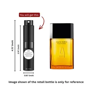 Azzaro Pour Homme Eau de Toilette Men 8ml / 0.27oz – 100% Original Authentic Decanted Perfume Spray