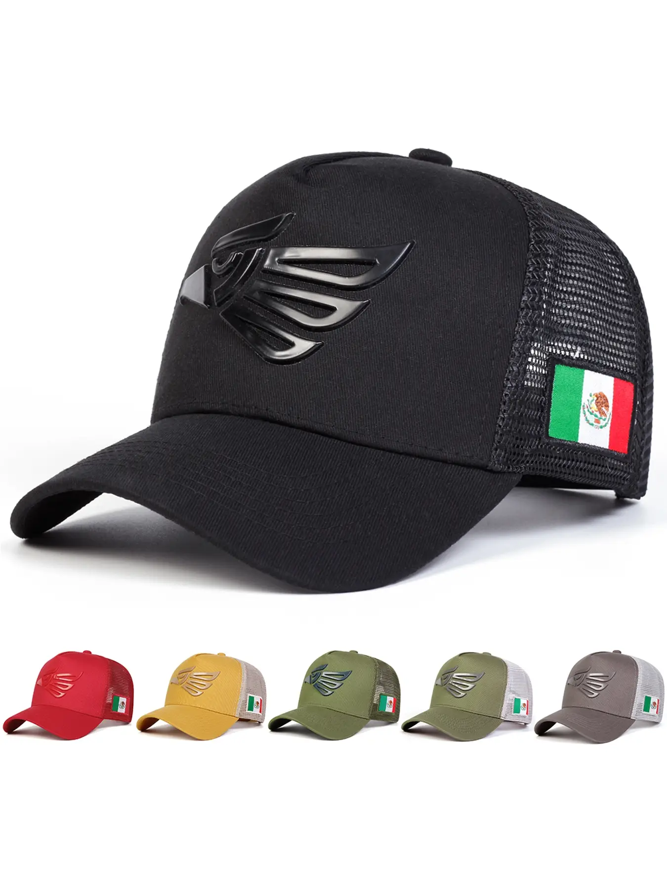 Mexico Eagle Design Baseball Cap, Casual Outdoor Sports Hat for Men & Women, Adjustable Sun Protection Cap for Daily Wear
