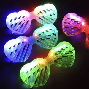 Party Favors 12 pack LED Light Up Heart Shape Glasses Goodie Bag Stuffers for Birthday Valentines Halloween Christmas Party Favors