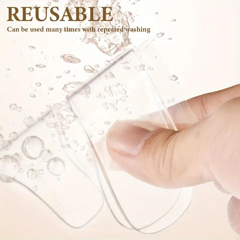 Hydrating Silicone Neck Wrinkle Patches Clear Reusable Neck Mask For Moisturizing Dry Skin Care Routine
