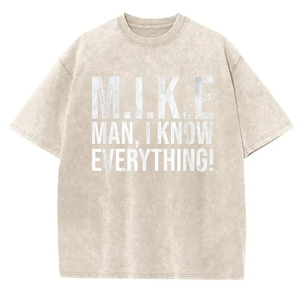 Washed T-shirt-Apricot