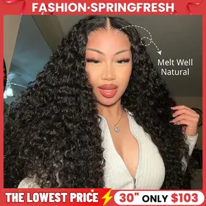 Glueless Wig Human Hair Deep Wave 6x4 5x5 9x6 Pre Cut Lace Wig Human Hair Ready To Wear Lace Closure Wigs for Women 13x4 13x6 Transparent Lace Front Wig #TikTokShopFallDealsForYou #TikTokShopHolidayHaul