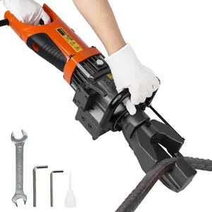 【GARVEE】Electric Hydraulic Rebar Benders with Power Options of 900W, 1200W, and 1500W, Capable of Bending Rebar Sizes from 5/8 Inch (16mm) up to 1 Inch (25mm) for Efficient Construction Use