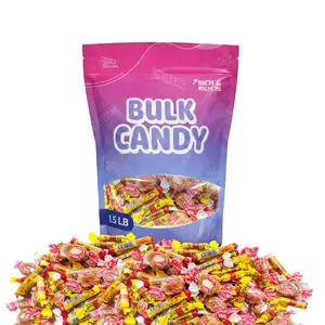 Rich & Richers 1.5lb Chewy Nostalgia Mix Goetze's Long Boys & Mary Jane Retro Candy Sealed Bulk Bag Sweet Sugar Peanut Snack with Caramel Creams, Long Boys Coconut, Mary Jane for Holidays
