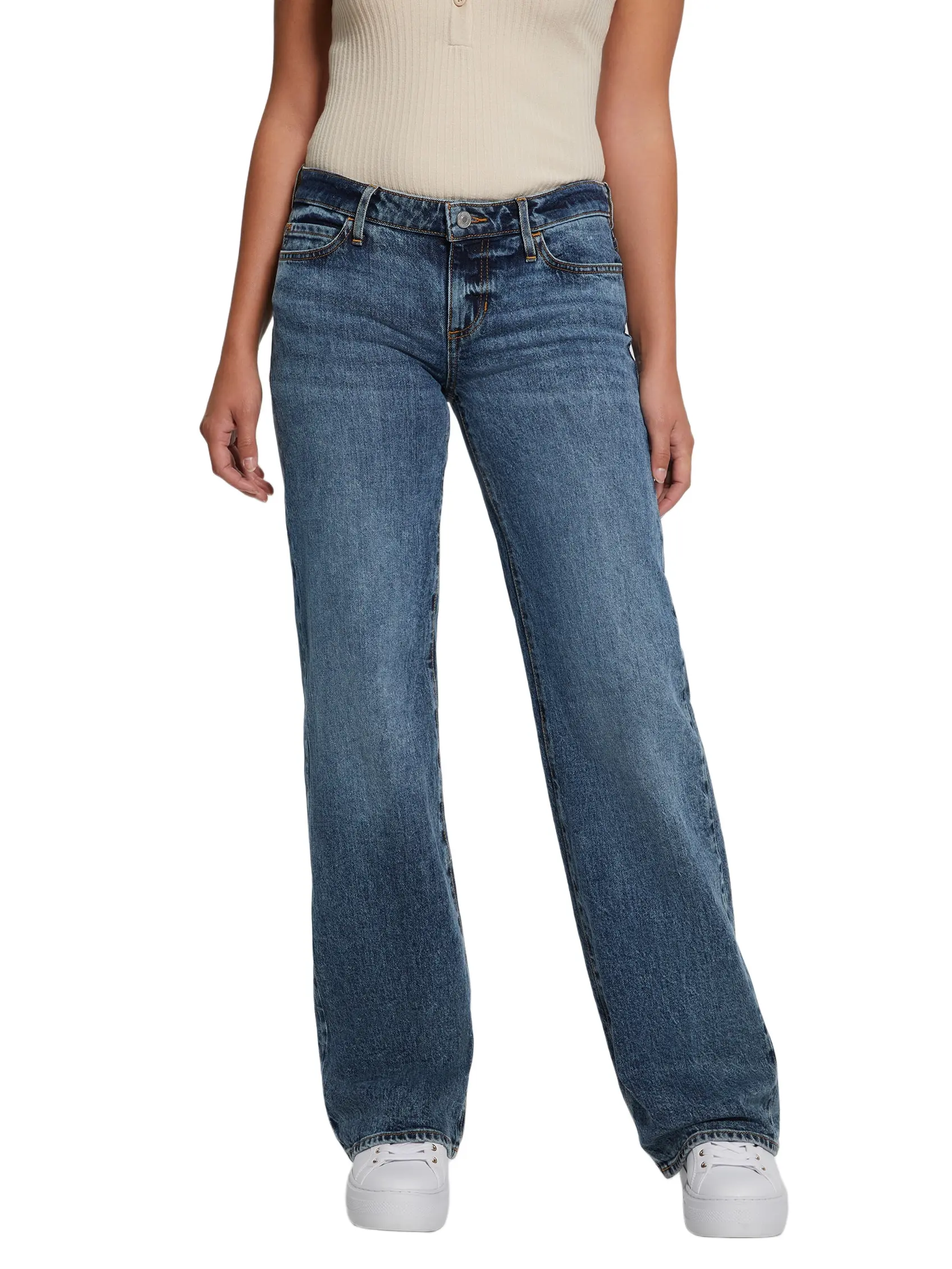 GUESS Female Eco Low-Rise Slouchy Jeans