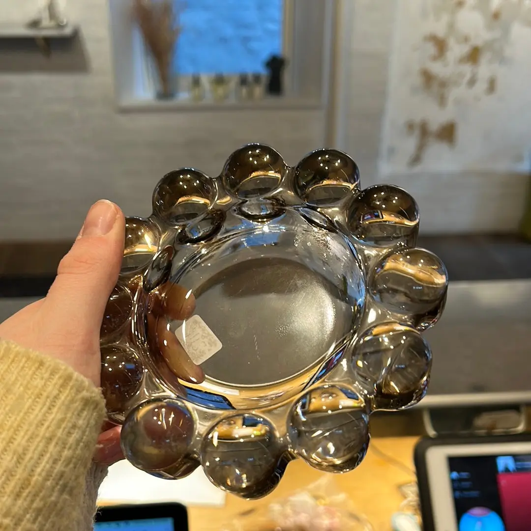 Clear Mini Bubble Vintage Ashtray