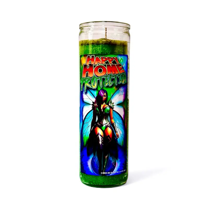 Happy Home Protection Candles - Bring Good Vibes & Positive Energy to Your Home | Perfect for Creating a Peaceful Environment