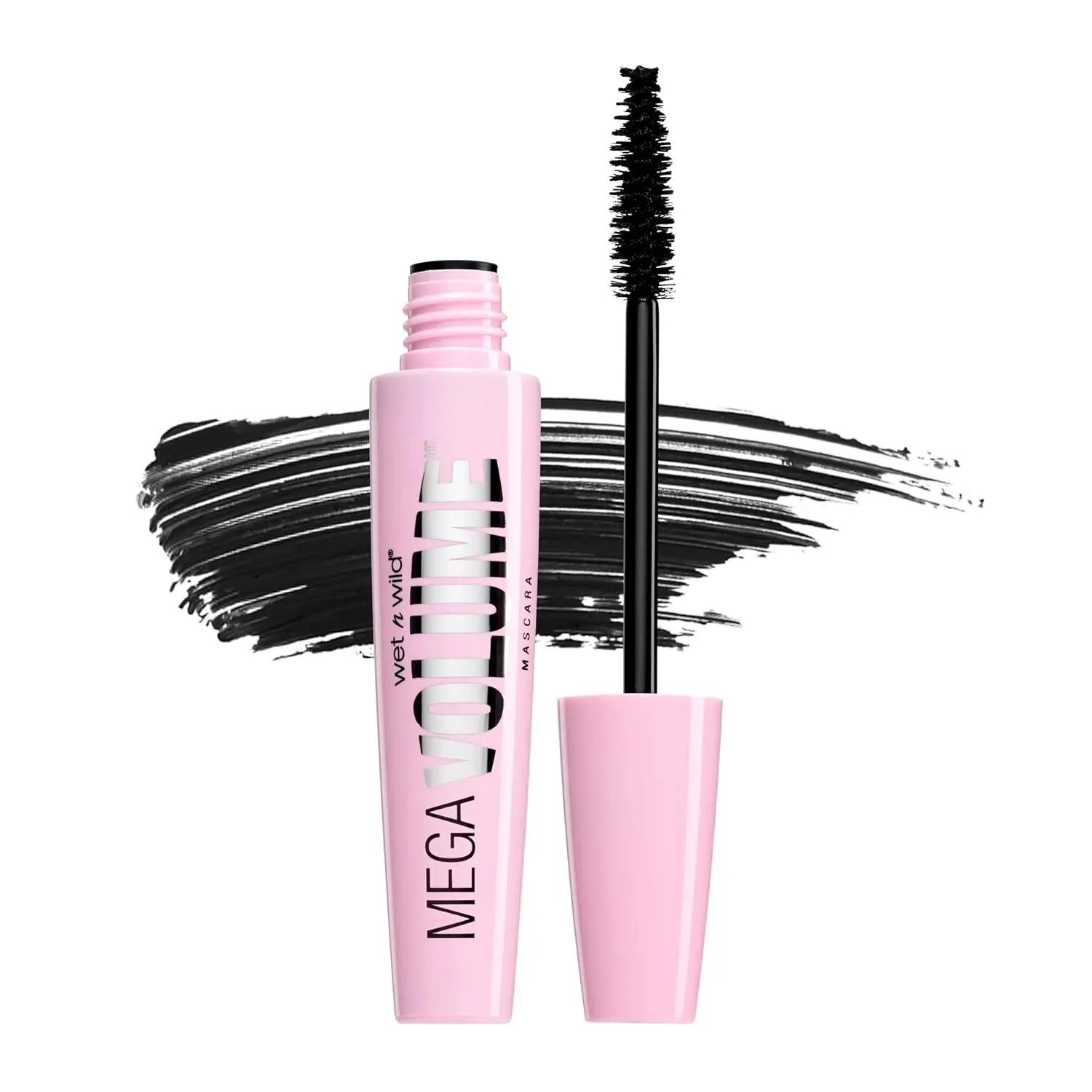 wet n wild Mascara Mega Volume - Volumizing, Waterproof, Smudge-Resistant, Cruelty-Free, Gluten-Free, Sulfate-Free & Vegan - Very Black, Lash, Makeup