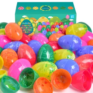 30PCS Bulk Fillable Galaxy-Themed Easter Eggs for Kids Easter Egg Hunting