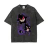 Men's Vintage Pocket Monsters Oversized Funny Graphic Tee - Washed Cotton, Short-Sleeve, Whimsical Streetwear Shirt, Summer Casual Top, Gift for Boyfriends