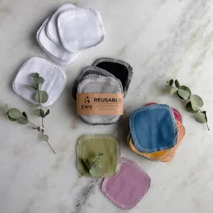 Reusable Cotton Rounds - Perfect for Makeup Remover, 100% Organic Cotton