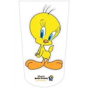 Amputee Sock "TweetyBird V2", Prosthetic Limb Sock, 3ply Stump Sock