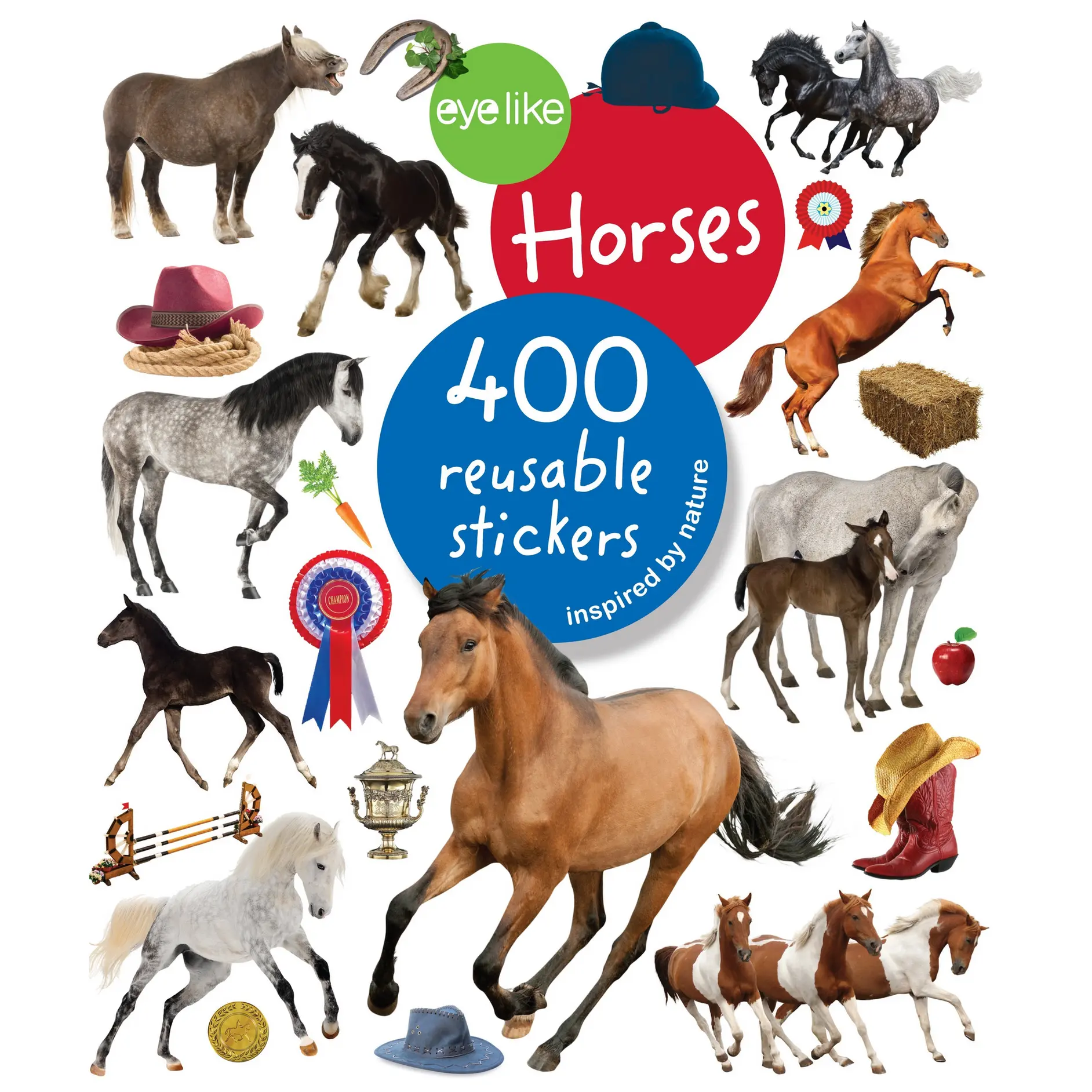 Eyelike Stickers: Horses by Workman Publishing [Paperback Book]