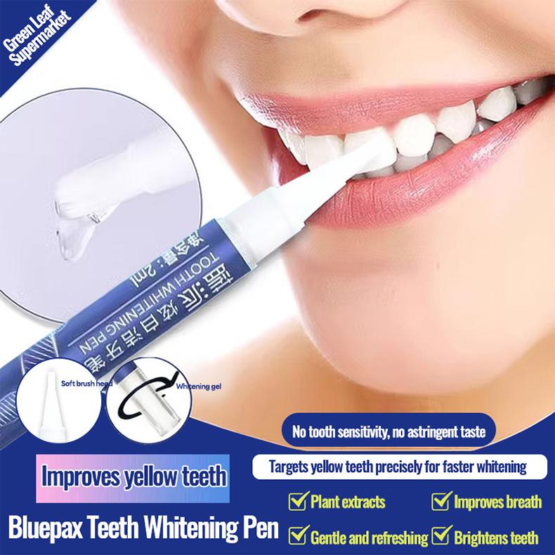 Teeth Whitening Pen, Plant-Based Formula for Fast, Effective Yellow Teeth Improvement,Gentle, Sensitivity-Free Stain Remover for Brighter Teeth,Breath Improvement