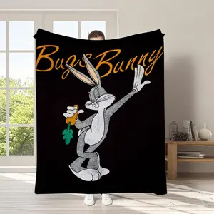 1 Warner Bugs Bunny blanket. This soft and comfortable cartoon blanket is ideal for naps, relaxing on the sofa, or going on camping trips. It serves as a wonderful gift for holidays and birthdays.