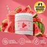 Kiala Nutrition Organic Super Greens Powder with Spirulina & Chlorella - Antioxidant Dietary Supplement for Digestion, Gut Health & Energy - Vegan, US-Made, Edible Watermelon Blush Flavor, Natural Vitamin Fitness Support